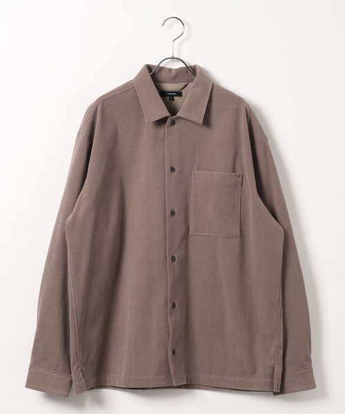 GLOBAL WORK(グローバルワーク)の「やわらかリッチコーデュロイシャツ/576411(シャツ/ブラウス・メンズ・チャコールグレー/ダークブラウン/ベージュ・XL/L/M/S)」の6枚目の写真