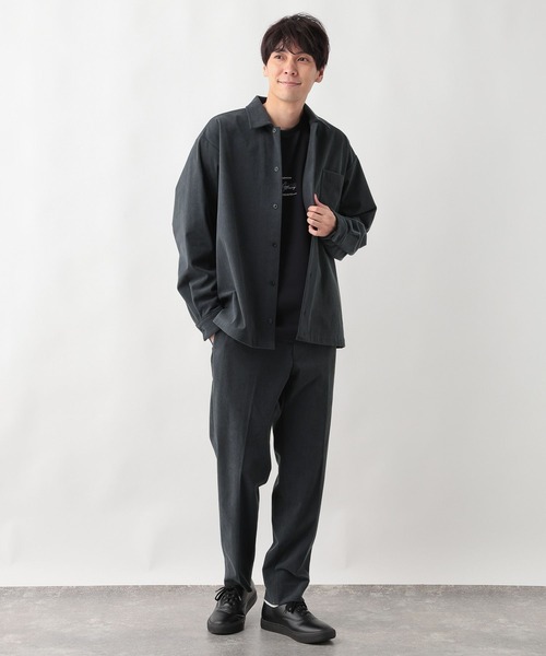 GLOBAL WORK(グローバルワーク)の「やわらかリッチコーデュロイシャツ/576411(シャツ/ブラウス・メンズ・チャコールグレー/ダークブラウン/ベージュ・XL/L/M/S)」の17枚目の写真
