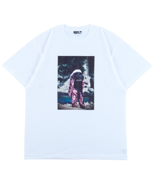 MEDICOM TOY(メディコムトイ)の「MLE × THE オリバーな犬、(GOSH!!) このヤロウ MOVIE "BACK VIEW" TEE(Tシャツ/カットソー・メンズ・ブラック/ホワイト・MEDIUM/X-LARGE/LARGE/SMALL)」の1枚目の写真