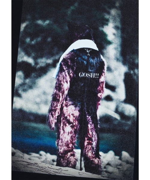 MEDICOM TOY(メディコムトイ)の「MLE × THE オリバーな犬、(GOSH!!) このヤロウ MOVIE "BACK VIEW" TEE(Tシャツ/カットソー・メンズ・ブラック/ホワイト・MEDIUM/X-LARGE/LARGE/SMALL)」の4枚目の写真