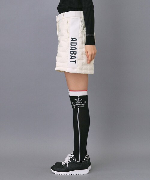 adabat（アダバット）の「EVEN 1月号掲載商品【ADABAT NAVY】ストレッチダウンショーツ（その他パンツ・レディース・ホワイト/ネイビー・42/40/38）」の16枚目の写真