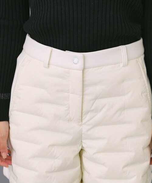 adabat（アダバット）の「EVEN 1月号掲載商品【ADABAT NAVY】ストレッチダウンショーツ（その他パンツ・レディース・ホワイト/ネイビー・42/40/38）」の18枚目の写真