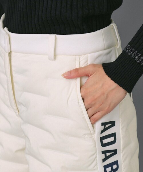 adabat（アダバット）の「EVEN 1月号掲載商品【ADABAT NAVY】ストレッチダウンショーツ（その他パンツ・レディース・ホワイト/ネイビー・42/40/38）」の19枚目の写真