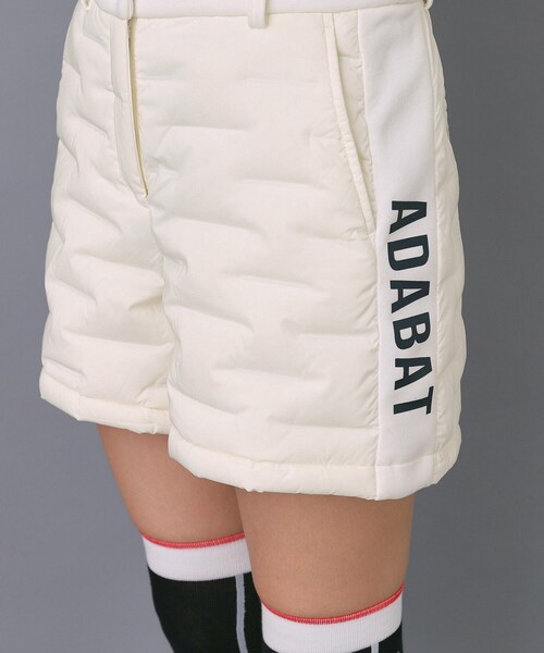 adabat（アダバット）の「EVEN 1月号掲載商品【ADABAT NAVY】ストレッチダウンショーツ（その他パンツ・レディース・ホワイト/ネイビー・42/40/38）」の20枚目の写真