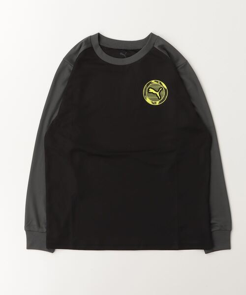 PUMA（プーマ）の「プーマ PUMA ACTIVE SPORTS ポリ LS Tシャツ_（Tシャツ/カットソー・キッズ・オリーブ/ブラック/ネイビー・120cm/130cm/140cm/150cm/160cm）」の2枚目の写真