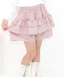 Bee des Bee（ビーデスビー）の「2段フリルリボンショートパンツ（その他パンツ）」