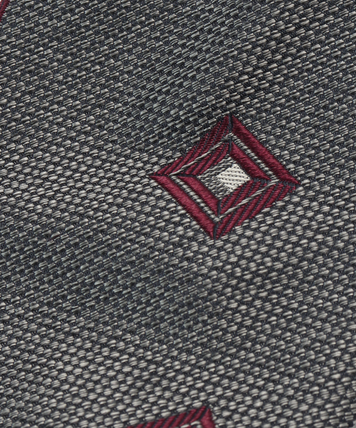 FRANCO BASSI (フランコ バッシ) Square Patterned タイ（ネクタイ