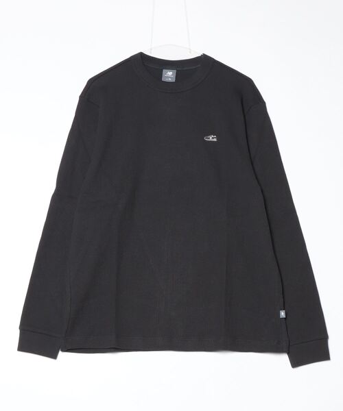 NEW BALANCE（ニューバランス）の「【別注】ニューバランス New Balance THE CITY ワッフルロングスリーブTシャツ シューパッ 限定コラボ（Tシャツ/カットソー・メンズ・オフホワイト/ベージュ/ダークグレー・S/M/L/LL）」の3枚目の写真