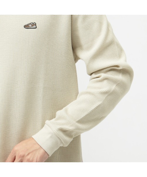 NEW BALANCE（ニューバランス）の「【別注】ニューバランス New Balance THE CITY ワッフルロングスリーブTシャツ シューパッ 限定コラボ（Tシャツ/カットソー・メンズ・オフホワイト/ベージュ/ダークグレー・S/M/L/LL）」の5枚目の写真