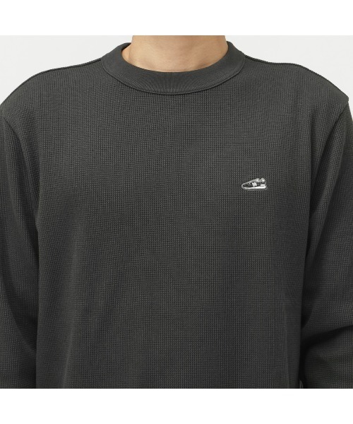 NEW BALANCE（ニューバランス）の「【別注】ニューバランス New Balance THE CITY ワッフルロングスリーブTシャツ シューパッ 限定コラボ（Tシャツ/カットソー・メンズ・オフホワイト/ベージュ/ダークグレー・S/M/L/LL）」の11枚目の写真
