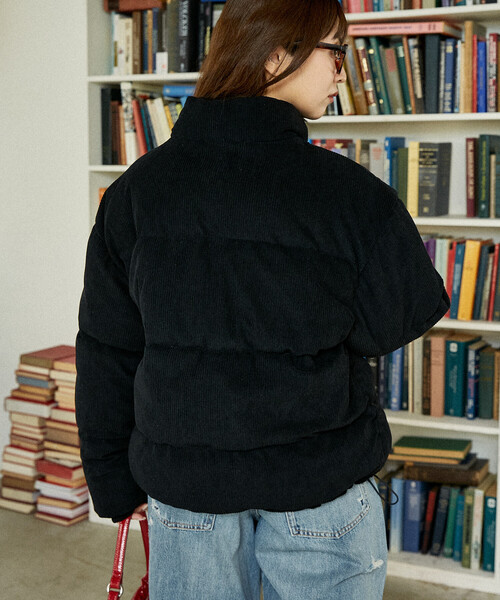 PUBLUX（パブリュクス）の「U.S. POLO ASSN. × PUBLUX/ユーエスポロアッスン コーデュロイ 中綿 ジャケット　限定展開（ブルゾン・レディース・オフホワイト/サックスブルー/ブラック・ﾌﾘ-）」の19枚目の写真