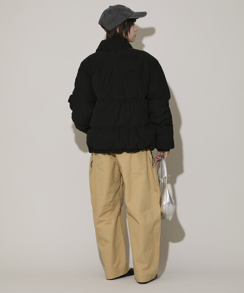 PUBLUX（パブリュクス）の「U.S. POLO ASSN. × PUBLUX/ユーエスポロアッスン コーデュロイ 中綿 ジャケット　限定展開（ブルゾン・レディース・オフホワイト/サックスブルー/ブラック・ﾌﾘ-）」の8枚目の写真