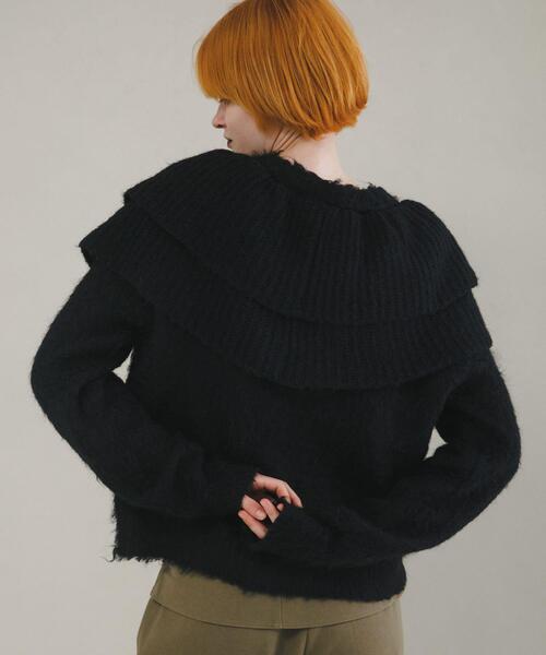 セール】frill frill knit cardigan（ニット/セーター）｜LAATO