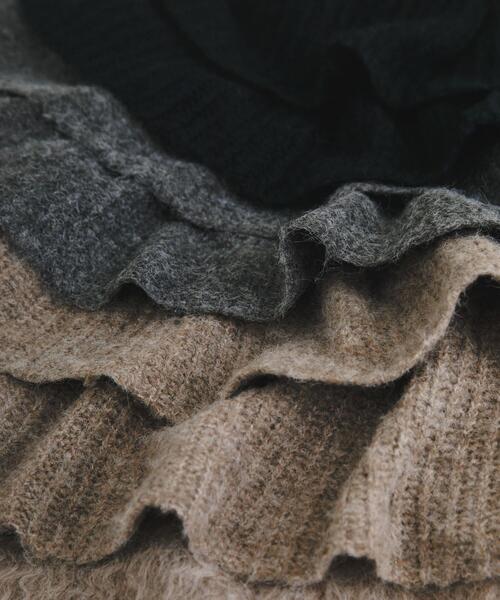 セール】frill frill knit cardigan（ニット/セーター）｜LAATO