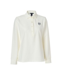 ZOY ゾーイ モックネック 半袖シャツ レナーズ コラボ サイズ3 zoy MENS フラグメントロゴプリント 半袖モックネックTシャツ ホワイト