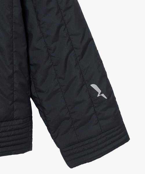 AIGLE(エーグル)の「撥水 REPREVE キルティング中綿 ノーカラージャケット / マフラー付き(ダウンジャケット/コート・レディース・ナチュラル/ブラック/ピンク・38/36/40)」の20枚目の写真