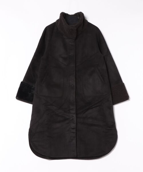 セール】【HIT ITEM！】洗えるリバーシブルフェイクムートンコート