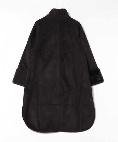 セール】【HIT ITEM！】洗えるリバーシブルフェイクムートンコート
