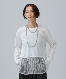 LEPSIM | 裾アソートレイヤード2　582455(Tシャツ/カットソー)