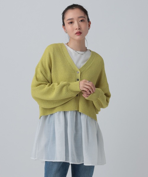 LEPSIM（レプシィム）の「裾アソートレイヤード2　582455（Tシャツ/カットソー・レディース・ホワイト/ブラック/オフホワイト・FREE/TALL）」の8枚目の写真