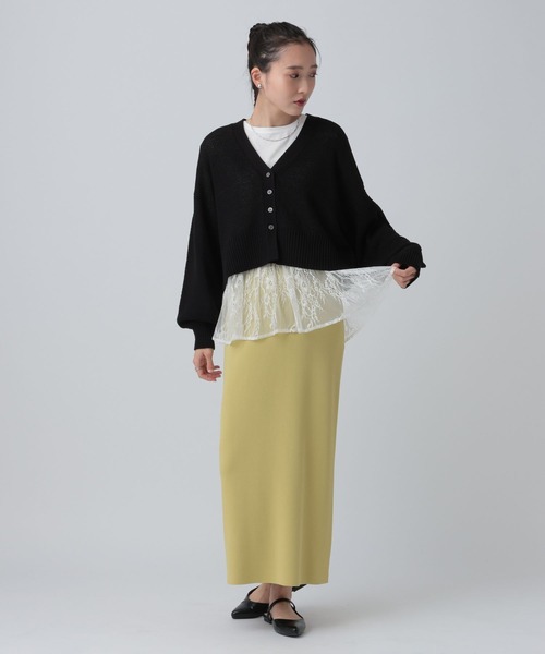 LEPSIM（レプシィム）の「裾アソートレイヤード2　582455（Tシャツ/カットソー・レディース・ホワイト/ブラック/オフホワイト・FREE/TALL）」の14枚目の写真