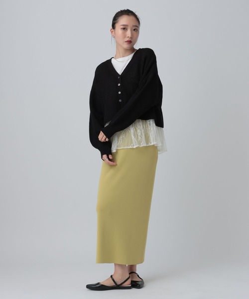 LEPSIM（レプシィム）の「裾アソートレイヤード2　582455（Tシャツ/カットソー・レディース・ホワイト/ブラック/オフホワイト・FREE/TALL）」の15枚目の写真