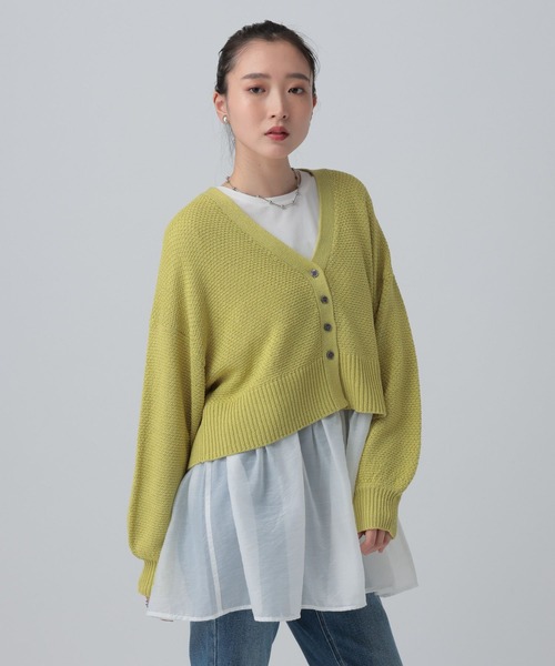 LEPSIM（レプシィム）の「裾アソートレイヤード2　582455（Tシャツ/カットソー・レディース・ホワイト/ブラック/オフホワイト・FREE/TALL）」の6枚目の写真