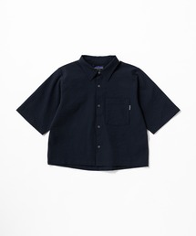 [L's]THREE QUARTER SLEEVE SHIRT SEERSUCKER/スリークオータースリーブシャツ シアサッカー