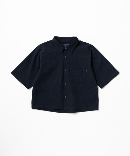 THOUSAND MILE（サウザンドマイル）の「[L's]THREE QUARTER SLEEVE SHIRT SEERSUCKER/スリークオータースリーブシャツ シアサッカー（シャツ/ブラウス・レディース・ブラック/ブラウン/ネイビー/イエロー・FREE）」の3枚目の写真