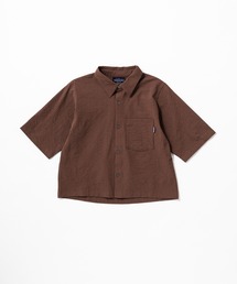 [L's]THREE QUARTER SLEEVE SHIRT SEERSUCKER/スリークオータースリーブシャツ シアサッカー