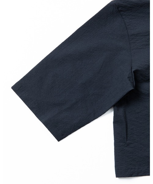 THOUSAND MILE（サウザンドマイル）の「[L's]THREE QUARTER SLEEVE SHIRT SEERSUCKER/スリークオータースリーブシャツ シアサッカー（シャツ/ブラウス・レディース・ブラック/ブラウン/ネイビー/イエロー・FREE）」の9枚目の写真