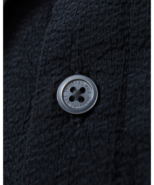 THOUSAND MILE（サウザンドマイル）の「[L's]THREE QUARTER SLEEVE SHIRT SEERSUCKER/スリークオータースリーブシャツ シアサッカー（シャツ/ブラウス・レディース・ブラック/ブラウン/ネイビー/イエロー・FREE）」の6枚目の写真