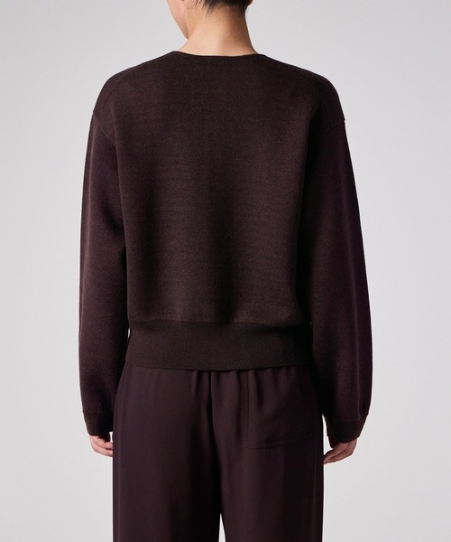 Paul Smith（ポールスミス）の「ウィメンズ ダブルフェイス ジップアップ ジャケット / 255223 KN169（カーディガン/ボレロ・レディース・ダークグレー/チョコ・MEDIUM）」の9枚目の写真