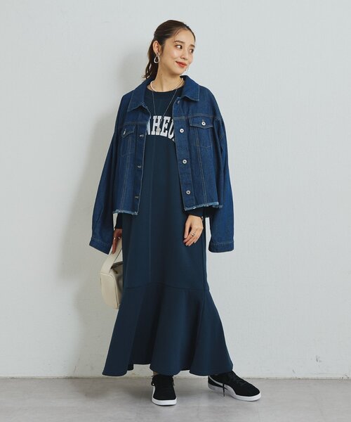 un dix cors（アンディコール）の「《大人カジュアルなムード漂う》裾フリンジデニムジャケット（デニムジャケット・レディース・インディゴブルー/ブラック・FREE）」の22枚目の写真