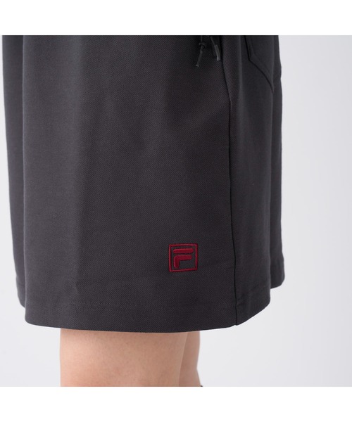 FILA GOLF(フィラゴルフ )の「FILA GOLF フィラゴルフ ゴルフウェア ワンポイント ロゴ ストレッチ 保温 裏起毛 ノースリーブ パーカー ベスト ワンピース(ワンピース・レディース・ブラック/グレー・M/L/LL)」の14枚目の写真