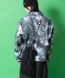 an meets zakka 4段フリンジスウェードレトロネイティブショルダーバッグ
