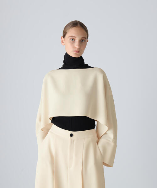 ADORE(アドーア)の「◆シルキーダブルクロスブラウス(シャツ/ブラウス・レディース・ホワイト系その他/グリーン・38)」の11枚目の写真