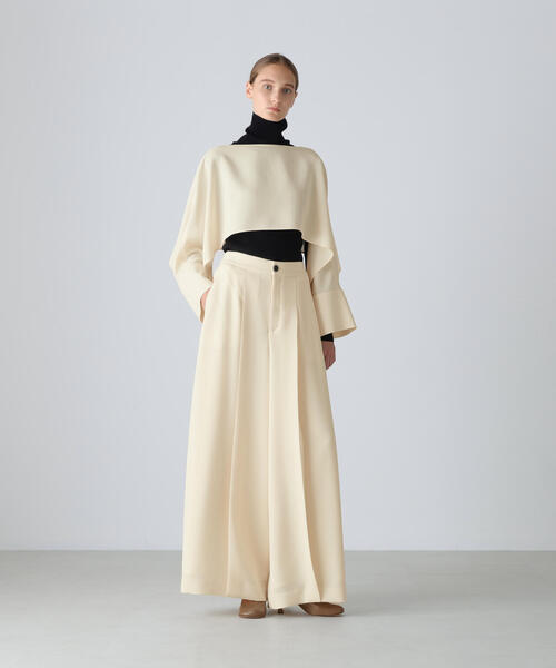 ADORE(アドーア)の「◆シルキーダブルクロスブラウス(シャツ/ブラウス・レディース・ホワイト系その他/グリーン・38)」の12枚目の写真