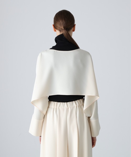 ADORE(アドーア)の「◆シルキーダブルクロスブラウス(シャツ/ブラウス・レディース・ホワイト系その他/グリーン・38)」の3枚目の写真