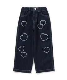 新品　2022 ダブルビー　デニム　プチ刺繍　刺繍　パンツ　110 100 新品 2022 ダブルビー デニム プチ刺繍 刺繍 パンツ 110 100