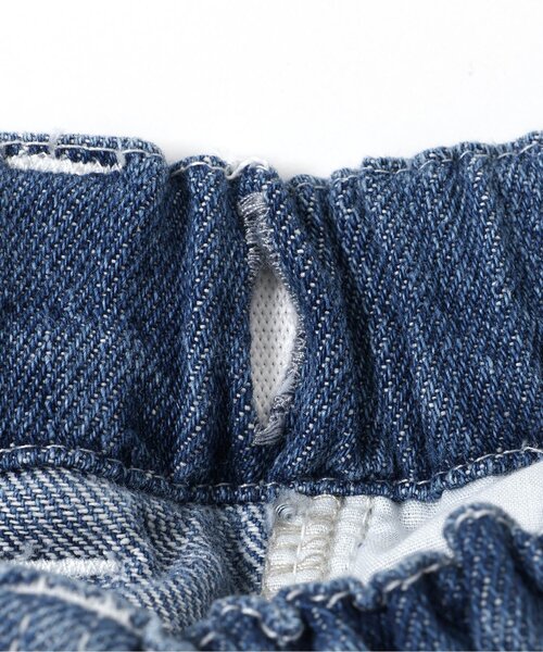BREEZE(ブリーズ)の「【ジュニア対応】チェーン刺繍ワイドデニムパンツ(デニムパンツ・キッズ・ブルー/ネイビー・90/110/140/130/100/120)」の8枚目の写真