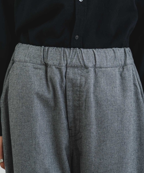 quadro（クオドロ）の「ソフトサーモストレッチサルエルパンツ（その他パンツ・レディース・グレー/ネイビー・FREE）」の14枚目の写真