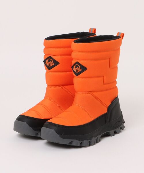 ASBee（アスビー）の「MOUNTAIN WALK マウンテンウォーク キッズ ハーフ丈ウィンターブーツ【防水/防寒】 1239（ブーツ・キッズ・ブラック/ベージュ/オレンジ/ネイビー・19.0cm/20.0cm/21.0cm/22.0cm/23.0cm/24.0cm）」の4枚目の写真