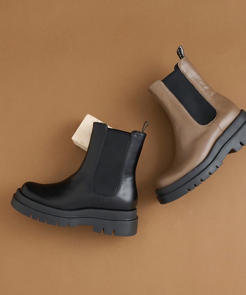 TEMPERATE（テンパレイト）の「TEMPERATE / テンパレイト HECTOR（レイン対応）（ブーツ・レディース・トップグレー/ブラック・35/36/37/38/39/40）」の3枚目の写真