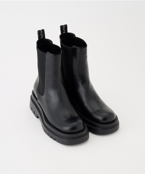 TEMPERATE（テンパレイト）の「TEMPERATE / テンパレイト HECTOR（レイン対応）（ブーツ・レディース・トップグレー/ブラック・35/36/37/38/39/40）」の4枚目の写真