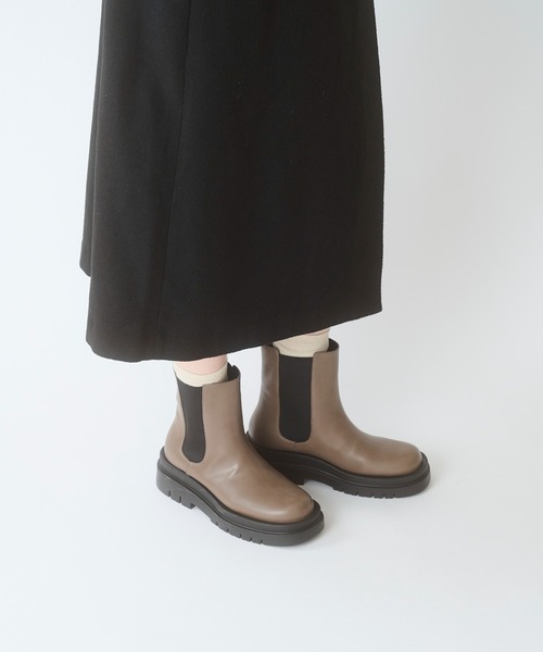 TEMPERATE（テンパレイト）の「TEMPERATE / テンパレイト HECTOR（レイン対応）（ブーツ・レディース・トップグレー/ブラック・35/36/37/38/39/40）」の15枚目の写真