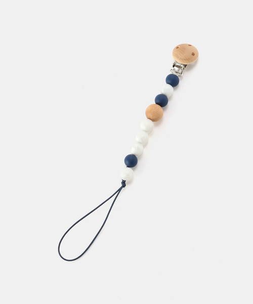 IENA ENFANT（イエナアンファン）の「《追加》Little Light×IENA ENFANT おしゃぶりホルダー（その他ベビー用品・キッズ・チャコールグレー/ネイビー・FREE）」の2枚目の写真