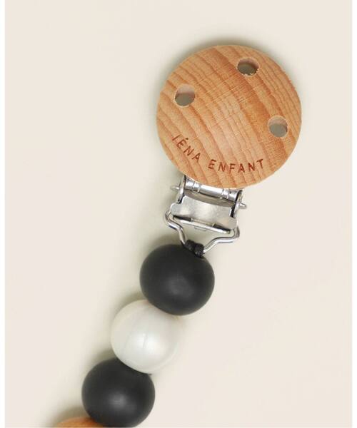 IENA ENFANT（イエナアンファン）の「《追加》Little Light×IENA ENFANT おしゃぶりホルダー（その他ベビー用品・キッズ・チャコールグレー/ネイビー・FREE）」の3枚目の写真