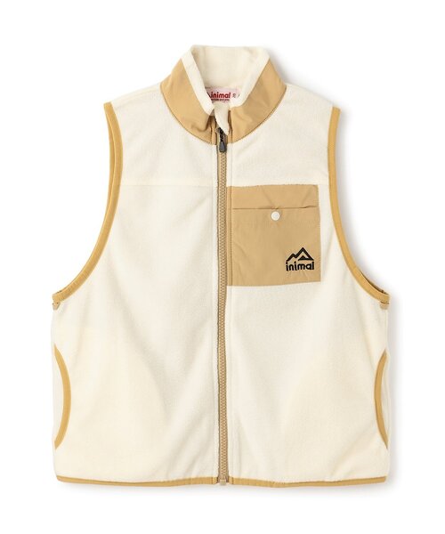 minimal（ミニマル）の「フリースベスト（ベスト・キッズ・ブラック/オフホワイト/ターコイズブルー/カラフル・130cm/120cm/100cm/140cm/110cm/90cm）」の21枚目の写真