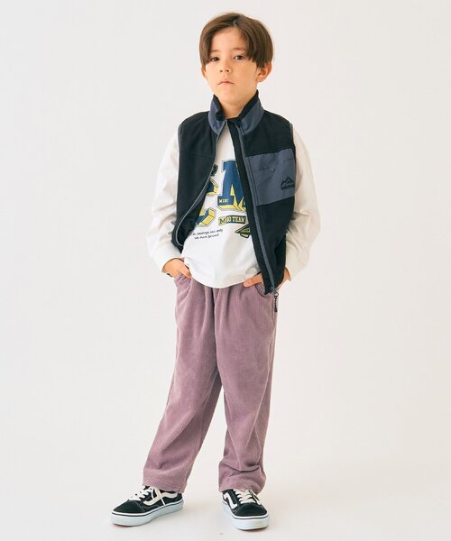 minimal（ミニマル）の「フリースベスト（ベスト・キッズ・ブラック/オフホワイト/ターコイズブルー/カラフル・130cm/120cm/100cm/140cm/110cm/90cm）」の17枚目の写真